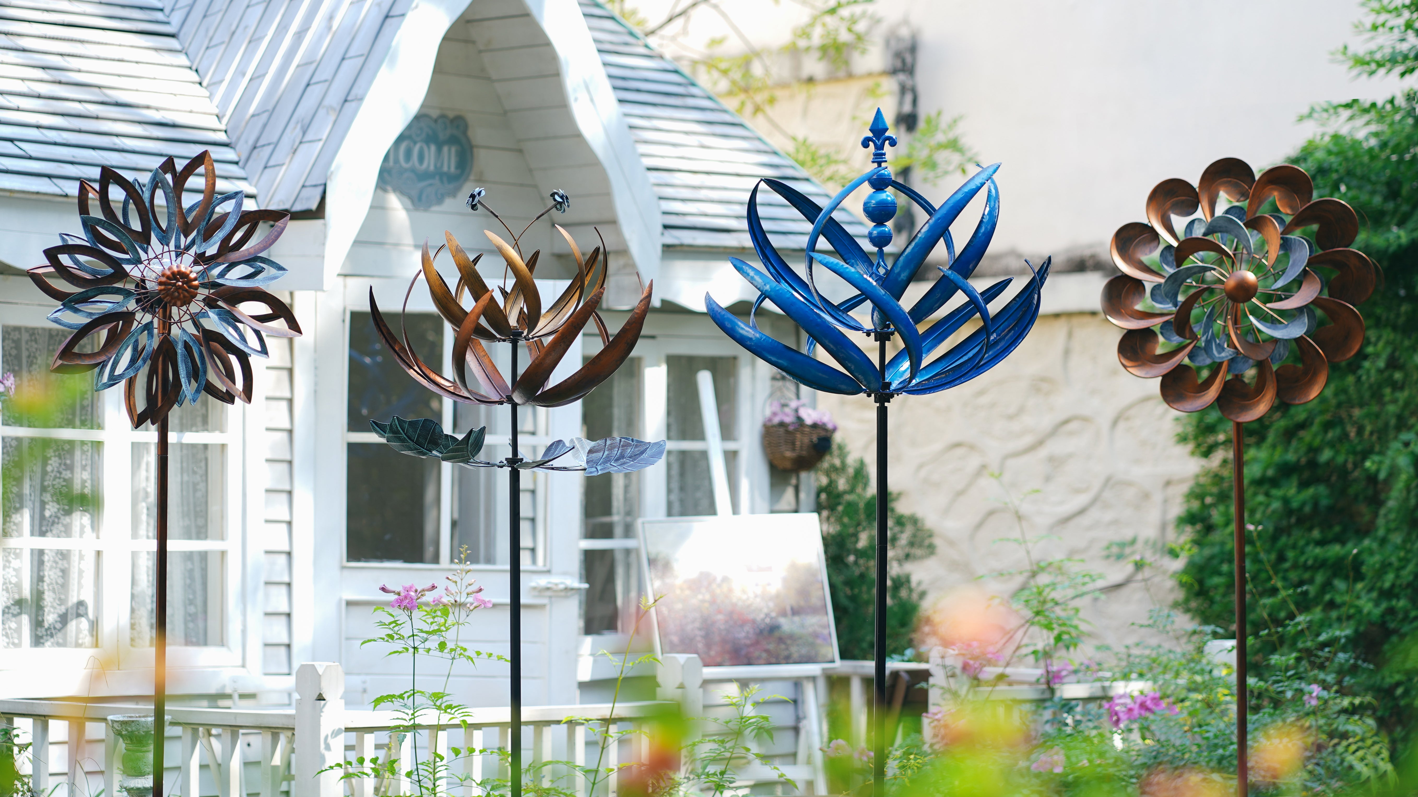 What is the purpose of wind spinners? Cyan Oasis