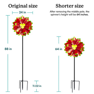 88 inches 3d wind spinners outdoor