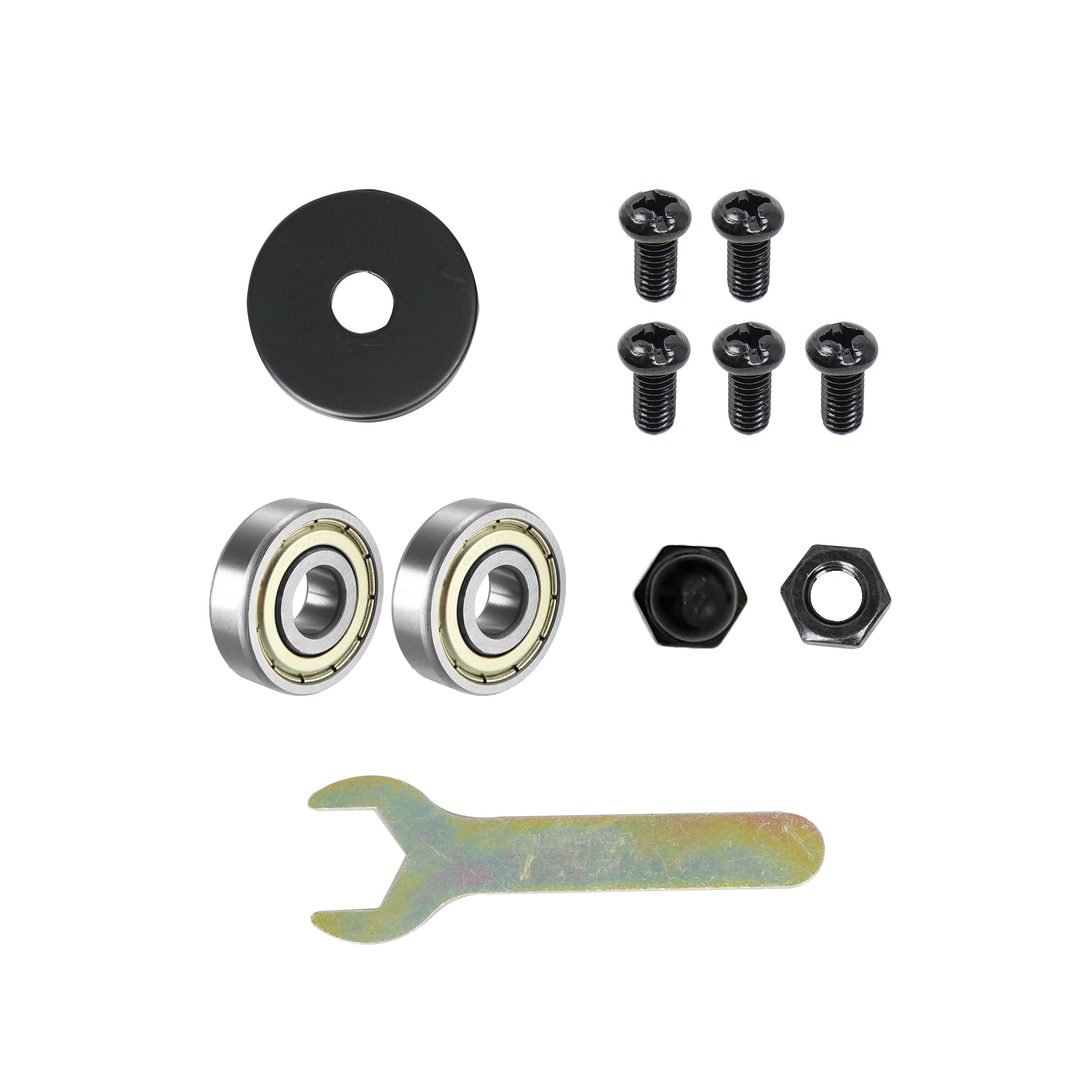 Accessory-Package Bearings for Garden Kinetic Wind Sculptures