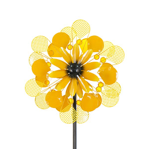 Fireworks Daisy Solar Wind Spinner