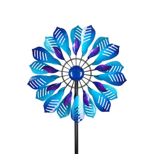 Peacock Feather Wind Spinner