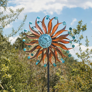 metal wind spinners outdoor
