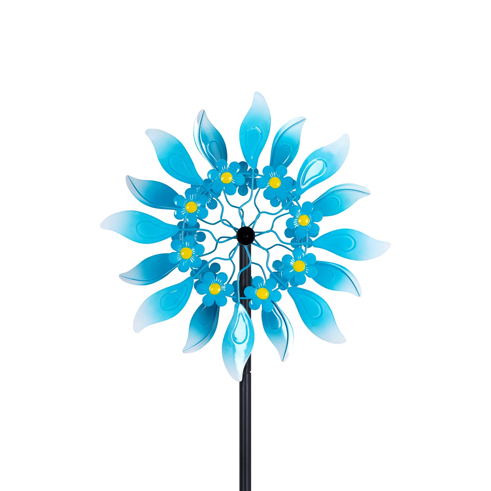 Azure Ripple Wind Spinner – Cyan Oasis