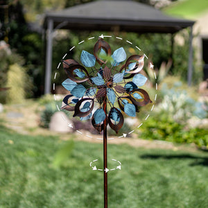 yard windmills spinners metal