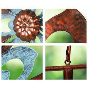 garden art outdoor hanging wind spinner
