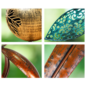 This image zooms in on the details of Cyan Oasis' high-quality windmill.