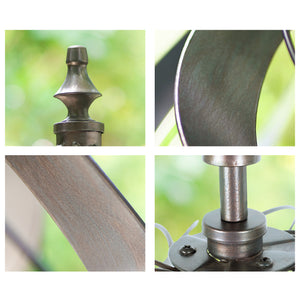 outdoor metal art in steel color