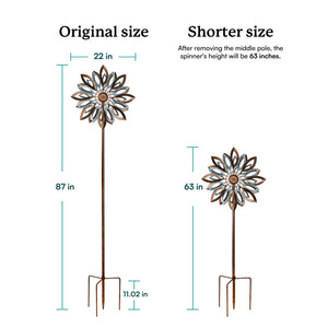 Copper_Lily_Wind_Spinner_Adjustable
