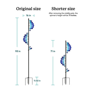 large wind spinners outdoor adjustable