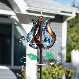 metal yard art outdoor and garden in vintage style