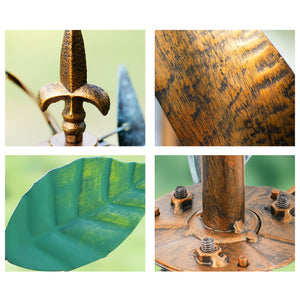 details of Cyan Oasis wind spinner high quality