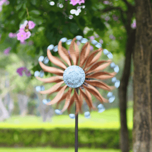 amazing metal garden decor spinning