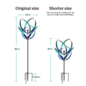 yard spinners metal large 82 inches