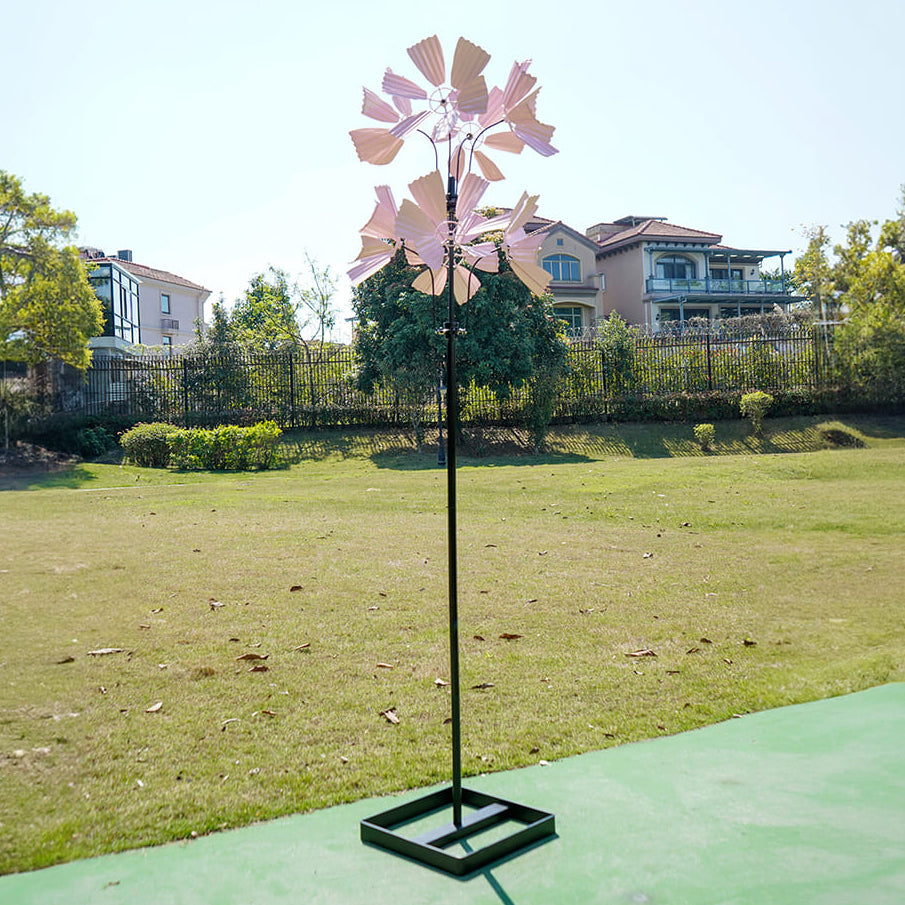 Metal Square Base For Garden Wind Spinners