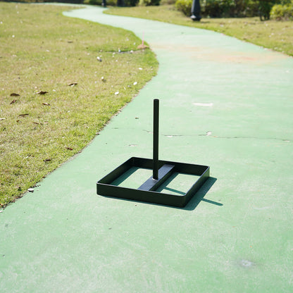 Metal Square Base For Garden Wind Spinners