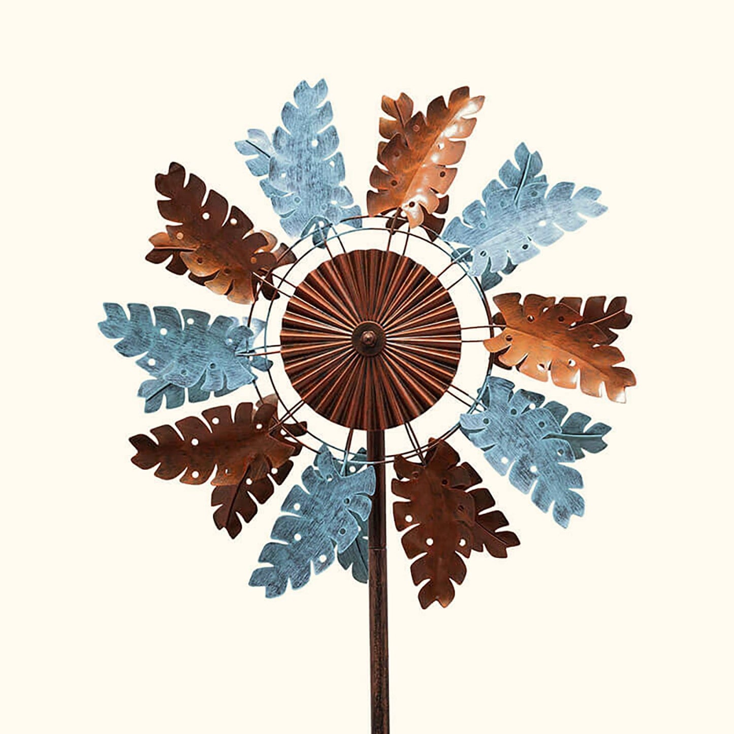 Retro Copper Color Garden Wind Spinner