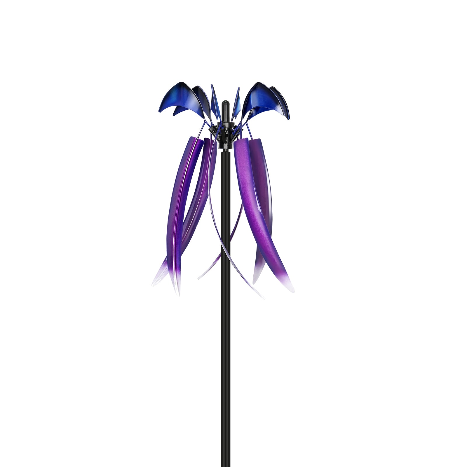 Violet Cascade Wind Spinner – Cyan Oasis