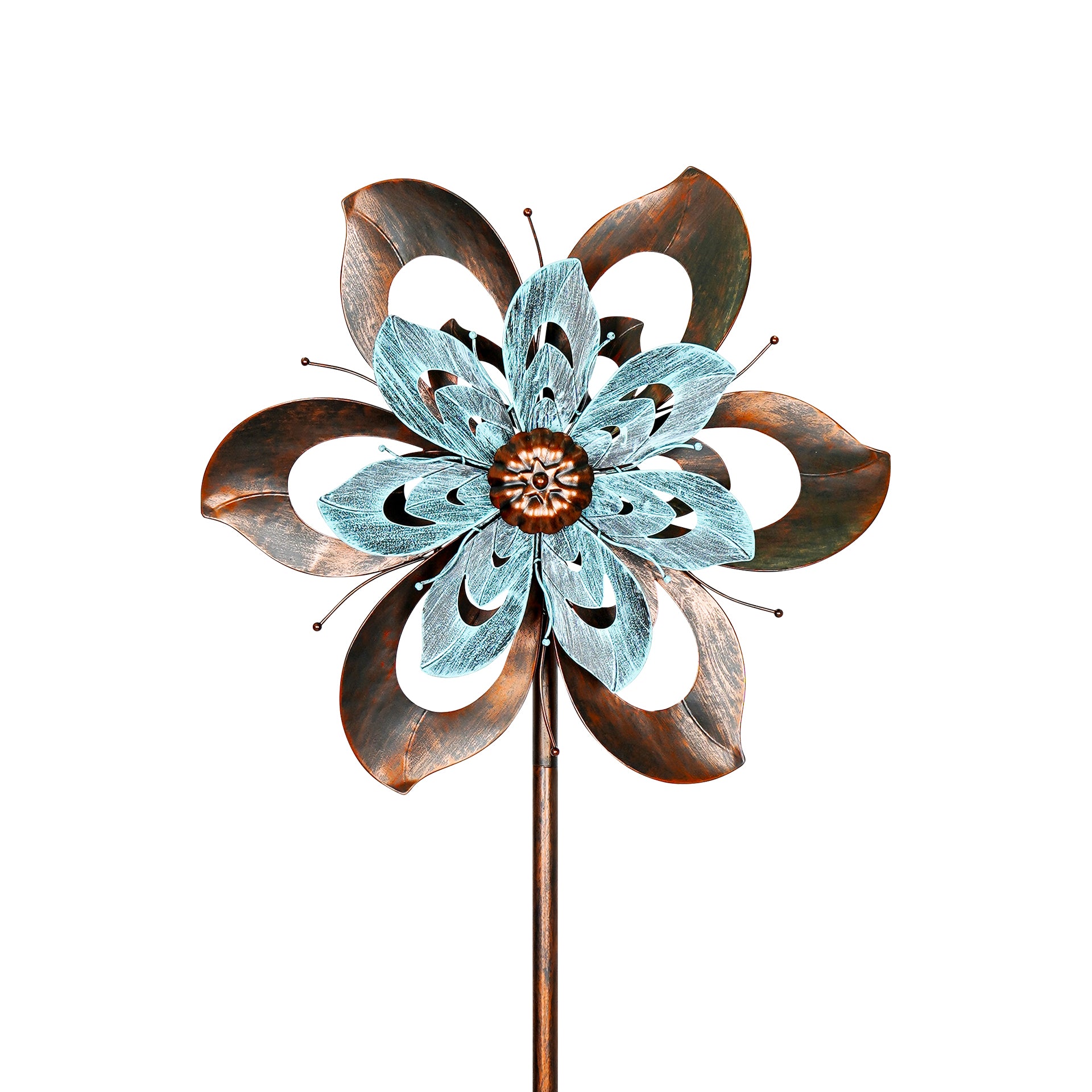 Retro Camellia Wind Spinner