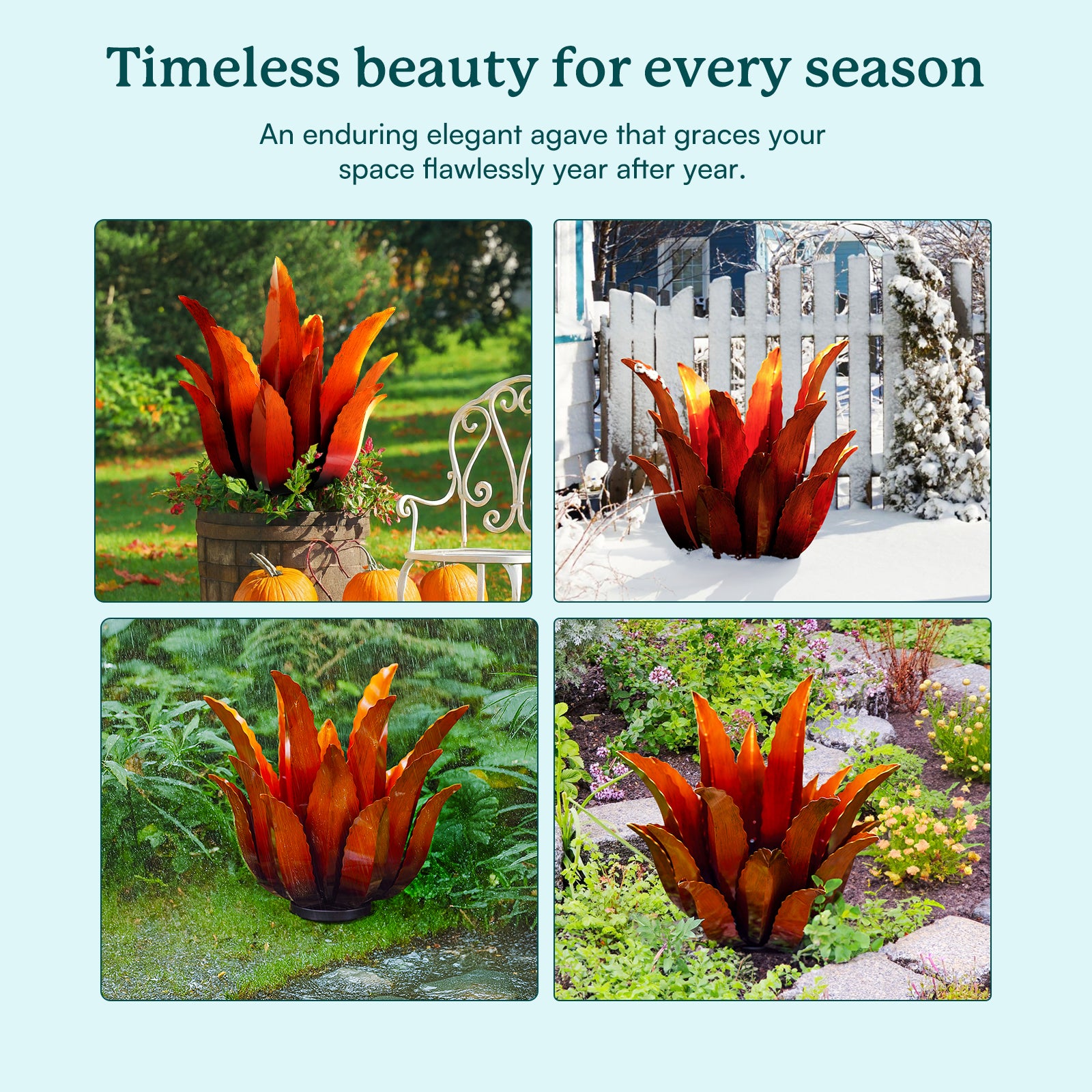 Flame Agave – Cyan Oasis