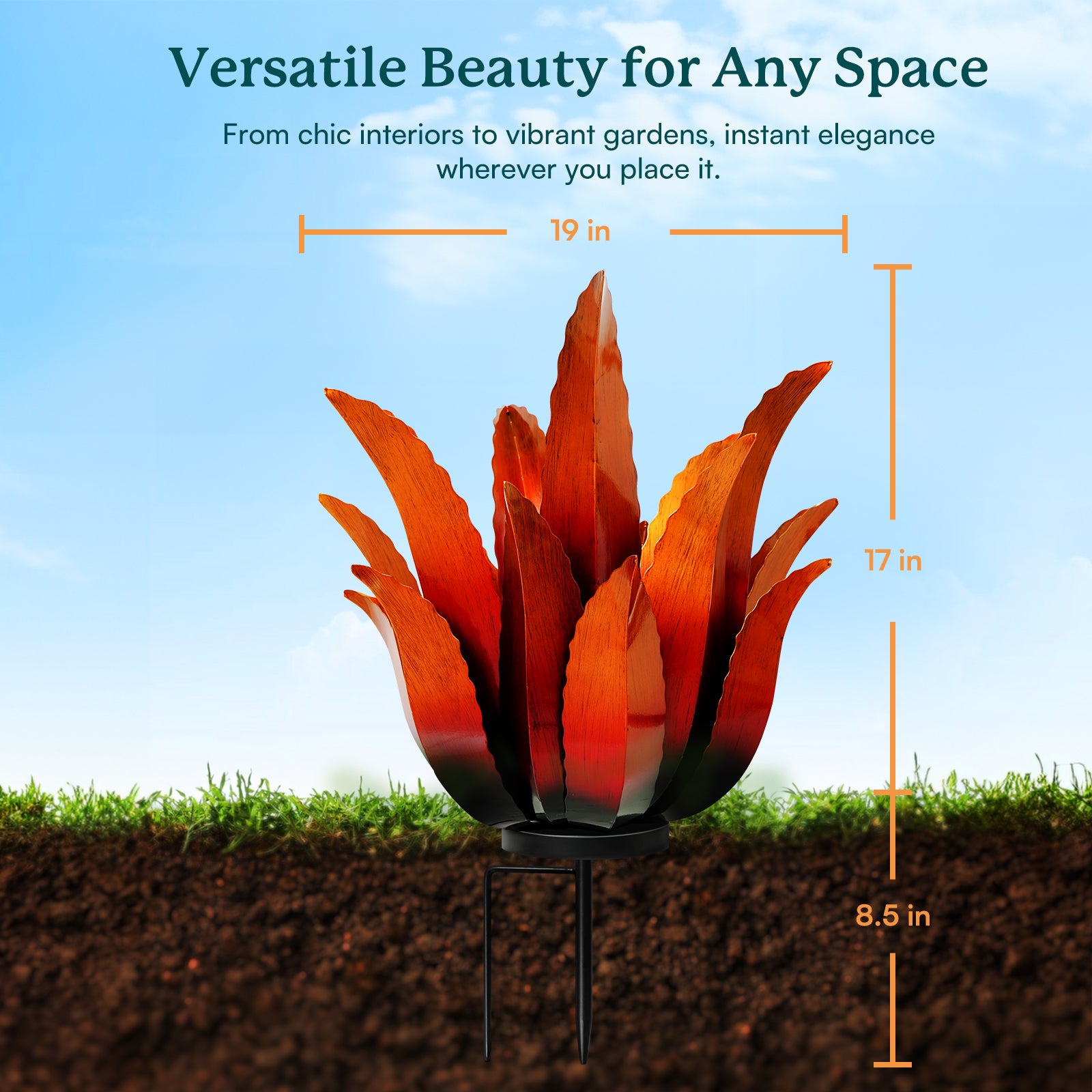 Flame Agave – Cyan Oasis