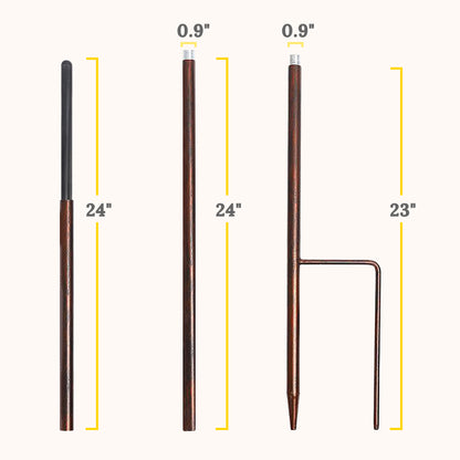 Wind Spinner Replacement Poles