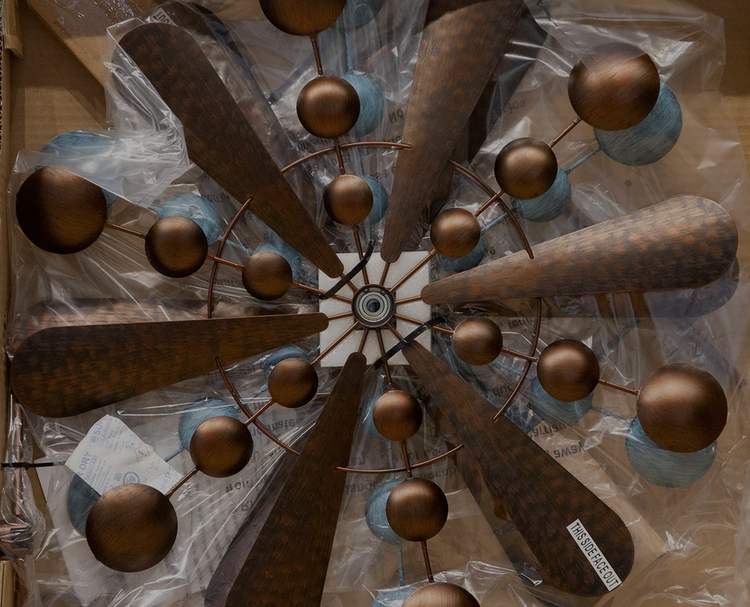 Cyan Oasis Wind Spinners Garden Decor